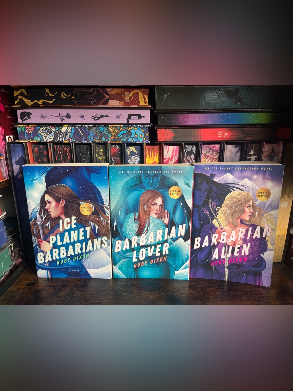 Ice Planet Barbarians series by Ruby Dixon Complete Trilogy Special Edition New